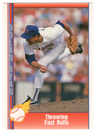 Nolan Ryan - Throwing Fast Balls (MLB Baseball Card) 1991 Pacific Ryan Texas Express I # 21 Mint