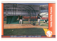 Nolan Ryan - Taking Batting Practice (MLB Baseball Card) 1991 Pacific Ryan Texas Express I # 37 Mint