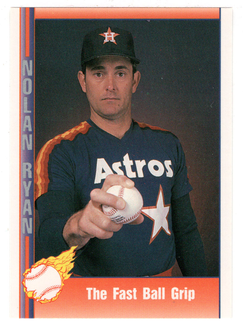 Nolan Ryan - The Fast Ball Grip (MLB Baseball Card) 1991 Pacific Ryan Texas Express I # 41 Mint