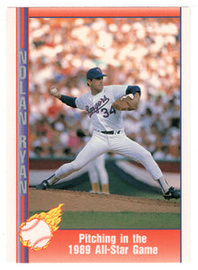 Nolan Ryan - Pitching in 1989 All-Star Game (MLB Baseball Card) 1991 Pacific Ryan Texas Express I # 58 Mint