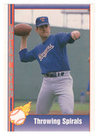 Nolan Ryan - Throwing Spirals (MLB Baseball Card) 1991 Pacific Ryan Texas Express I # 77 Mint