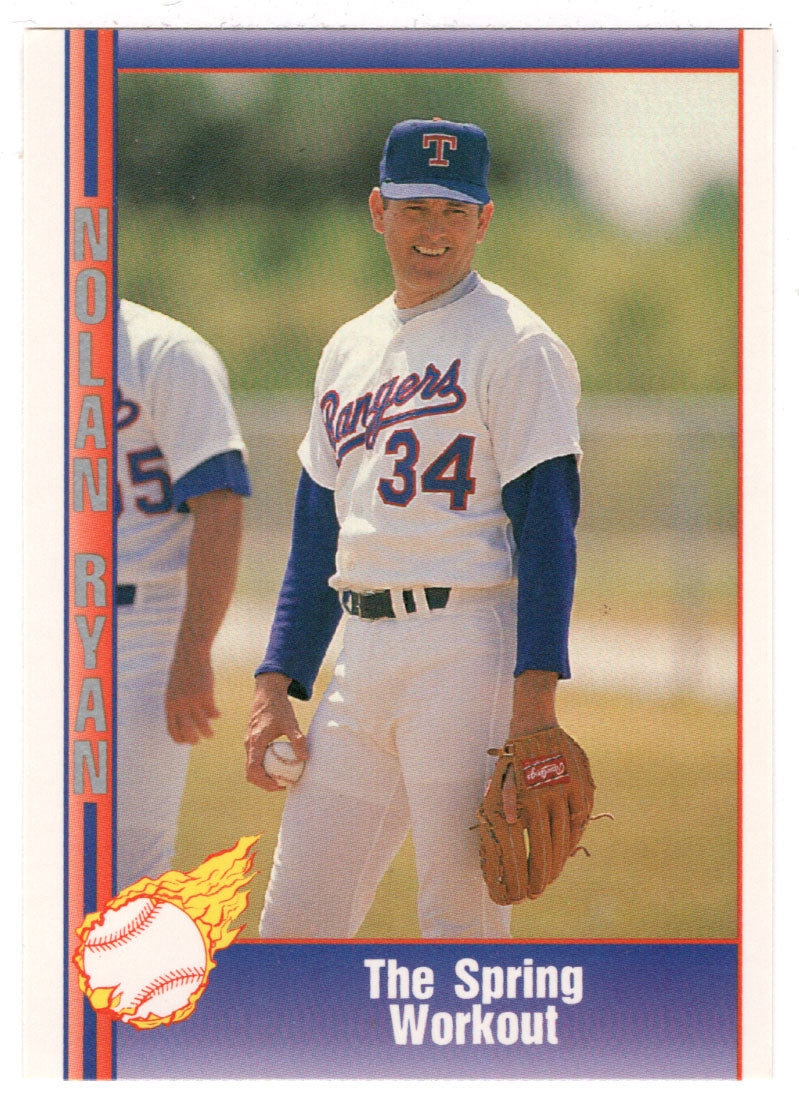 Nolan Ryan - The Spring Workout (MLB Baseball Card) 1991 Pacific Ryan Texas Express I # 87 Mint