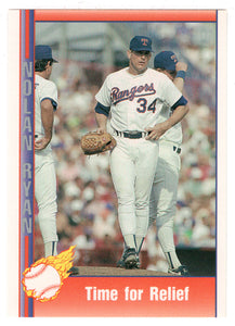 Nolan Ryan - Time for Relief (MLB Baseball Card) 1991 Pacific Ryan Texas Express I # 99 Mint
