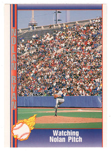 Nolan Ryan - Watching Nolan Pitch (MLB Baseball Card) 1991 Pacific Ryan Texas Express I # 102 Mint