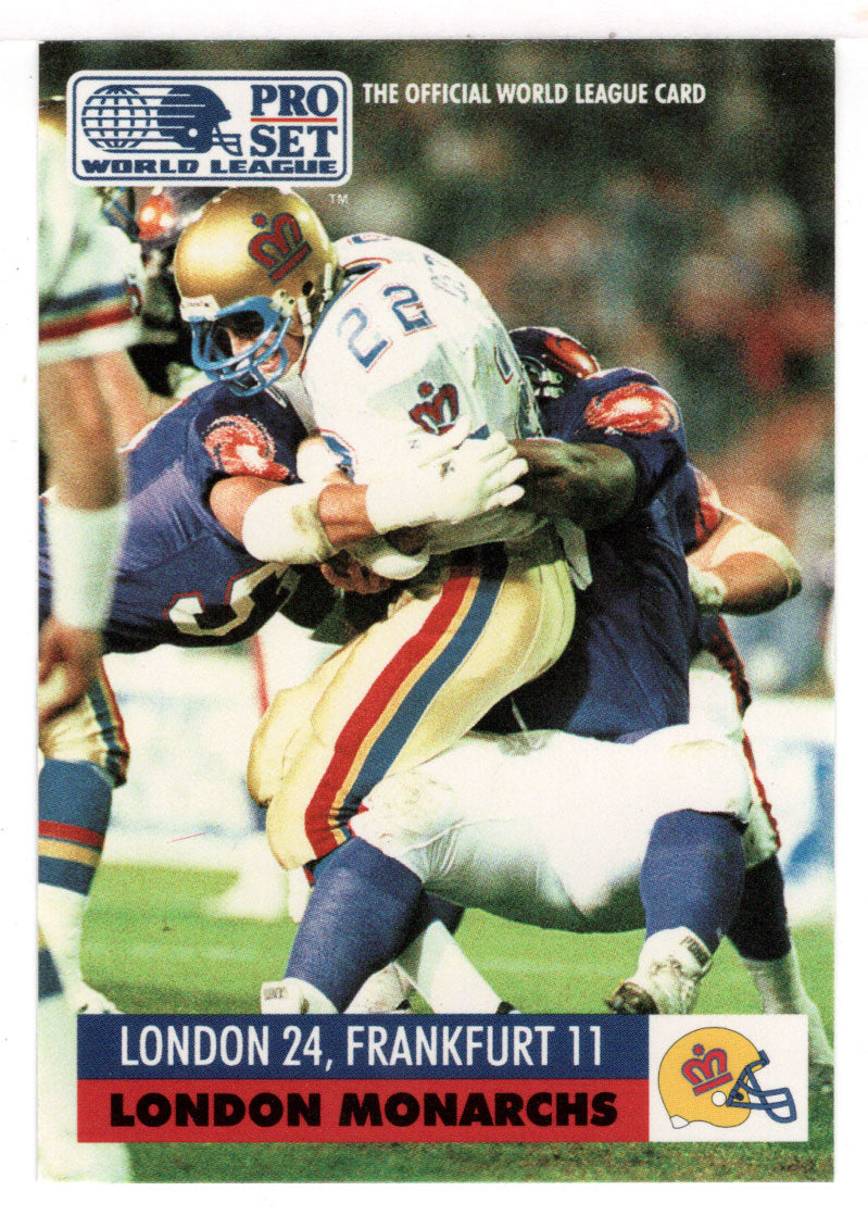 First Game (WLAF Football Card) 1991 Pro Set WLAF 150 World League # 3 Mint