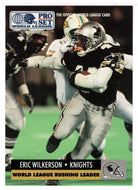 Eric Wilkerson - New York - New Jersey Knights (WLAF Football Card) 1991 Pro Set WLAF 150 World League # 20 Mint