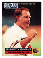 Chan Gailey - Birmingham Fire (WLAF Football Card) 1991 Pro Set WLAF 150 World League # 57 Mint