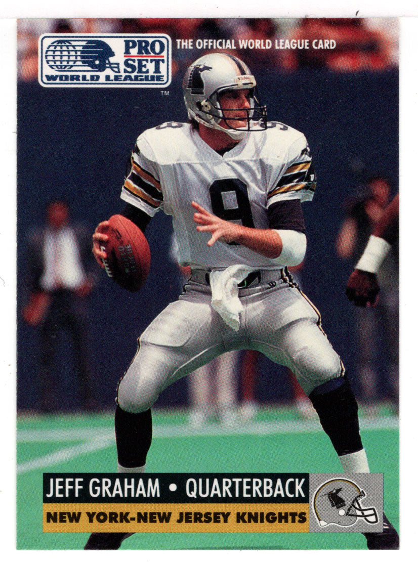 Jeff Graham - New York - New Jersey Knights (WLAF Football Card