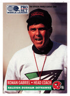 Roman Gabriel - Raleigh-Durham Skyhawks (WLAF Football Card) 1991 Pro Set WLAF 150 World League # 131 Mint