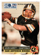 Jason Garrett - San Antonio Riders (WLAF Football Card) 1991 Pro Set WLAF 150 World League # 143 Mint