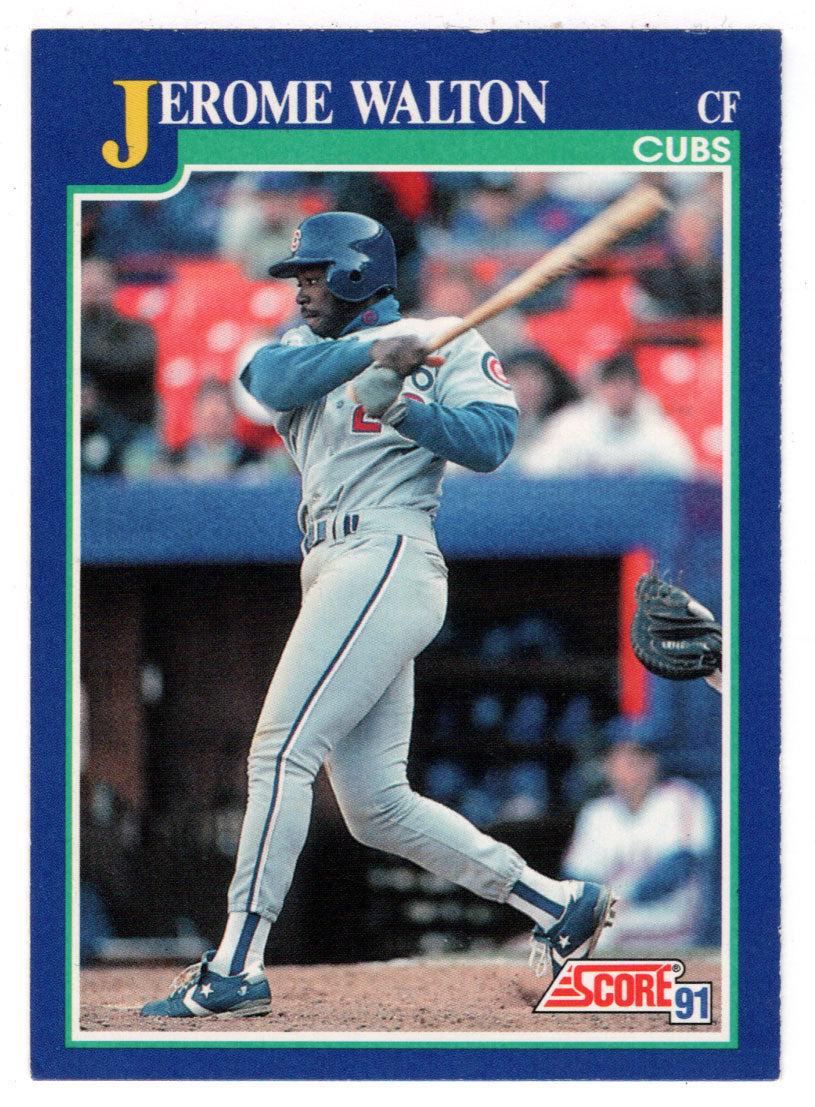 Jerome Walton - Chicago Cubs (MLB Baseball Card) 1991 Score # 13 Mint
