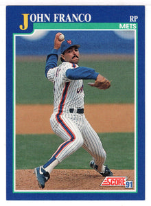 John Franco - New York Mets (MLB Baseball Card) 1991 Score # 14 Mint