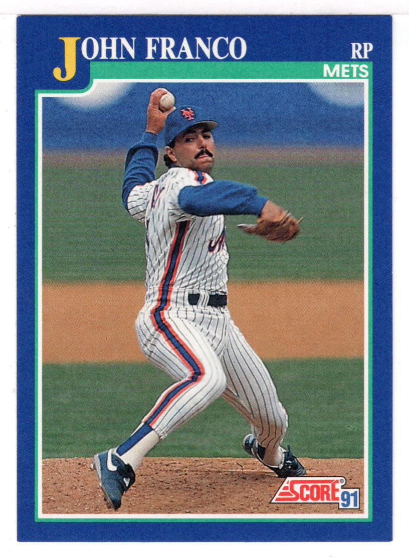 John Franco - New York Mets (MLB Baseball Card) 1991 Score # 14 Mint