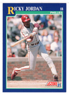 Ricky Jordan - Philadelphia Phillies (MLB Baseball Card) 1991 Score # 15 Mint