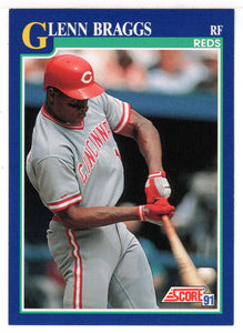 Glenn Braggs - Cincinnati Reds (MLB Baseball Card) 1991 Score # 18 Mint
