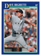 Dave Righetti - New York Yankees (MLB Baseball Card) 1991 Score # 24 Mint