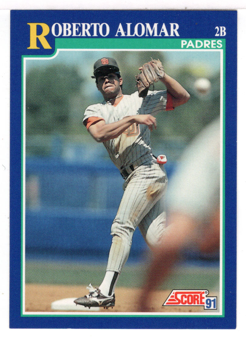 Roberto Alomar - San Diego Padres (MLB Baseball Card) 1991 Score # 25 Mint