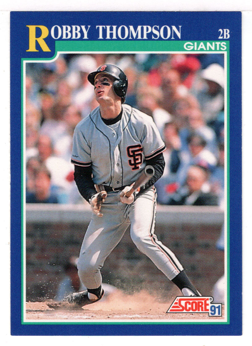 Robby Thompson - San Francisco Giants (MLB Baseball Card) 1991 Score # 26 Mint