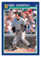 Robby Thompson - San Francisco Giants (MLB Baseball Card) 1991 Score # 26 Mint