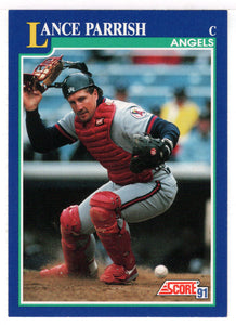 Lance Parrish - California Angels (MLB Baseball Card) 1991 Score # 37 Mint