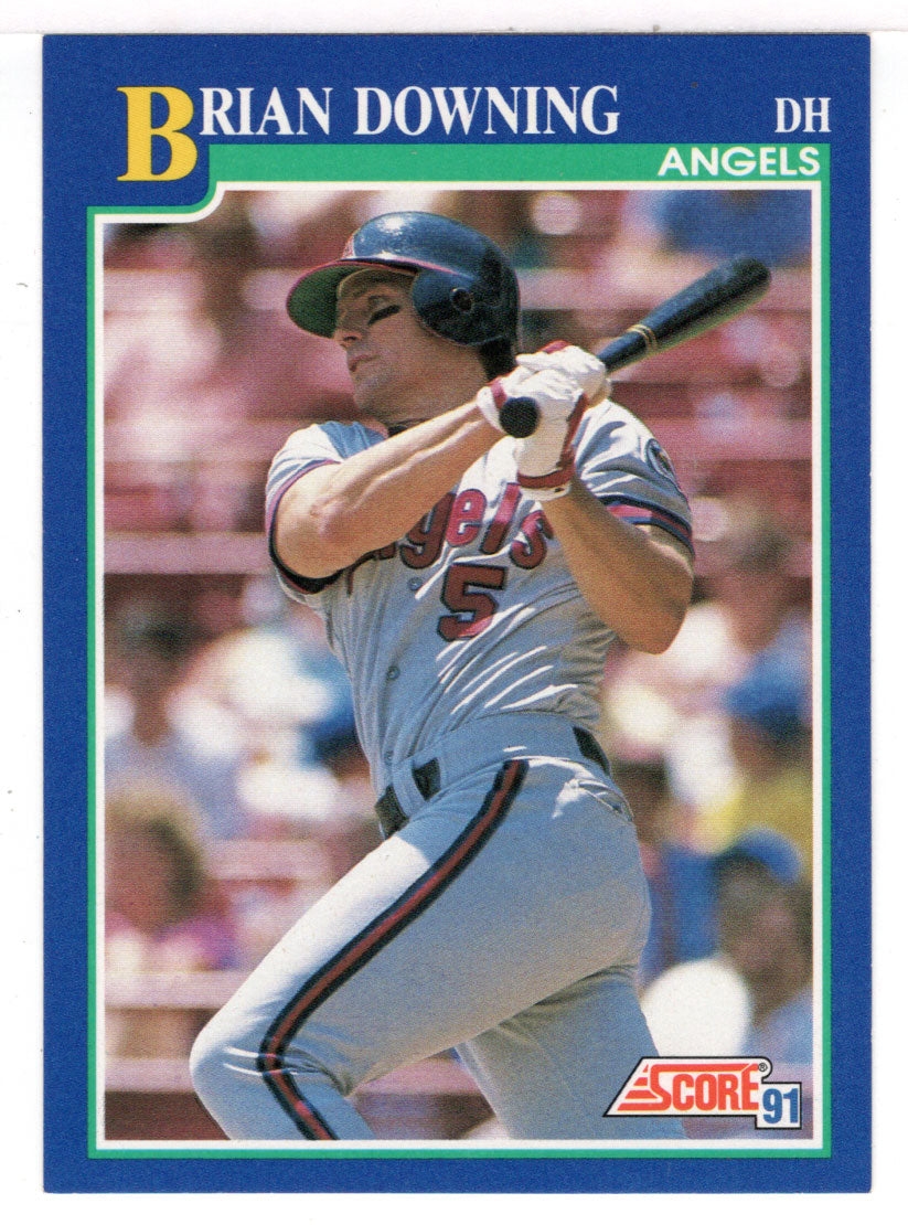 Brian Downing - California Angels (MLB Baseball Card) 1991 Score # 104 Mint