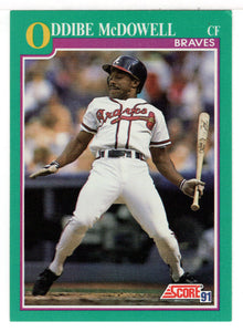 Oddibe McDowell - Atlanta Braves (MLB Baseball Card) 1991 Score # 121 Mint