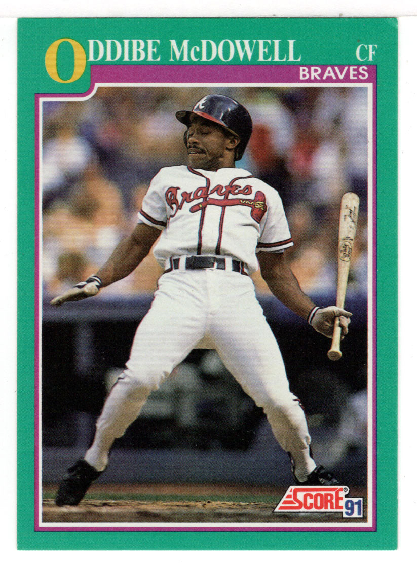 Oddibe McDowell - Atlanta Braves (MLB Baseball Card) 1991 Score # 121 Mint