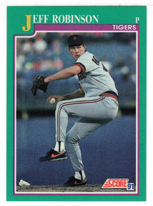 Jeff M. Robinson - Detroit Tigers (MLB Baseball Card) 1991 Score # 129 Mint