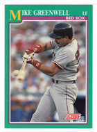 Mike Greenwell - Boston Red Sox (MLB Baseball Card) 1991 Score # 130 Mint