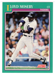Lloyd Moseby - Detroit Tigers (MLB Baseball Card) 1991 Score # 133 Mint