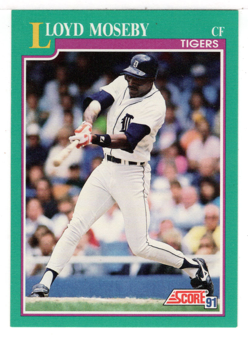 Lloyd Moseby - Detroit Tigers (MLB Baseball Card) 1991 Score # 133 Mint