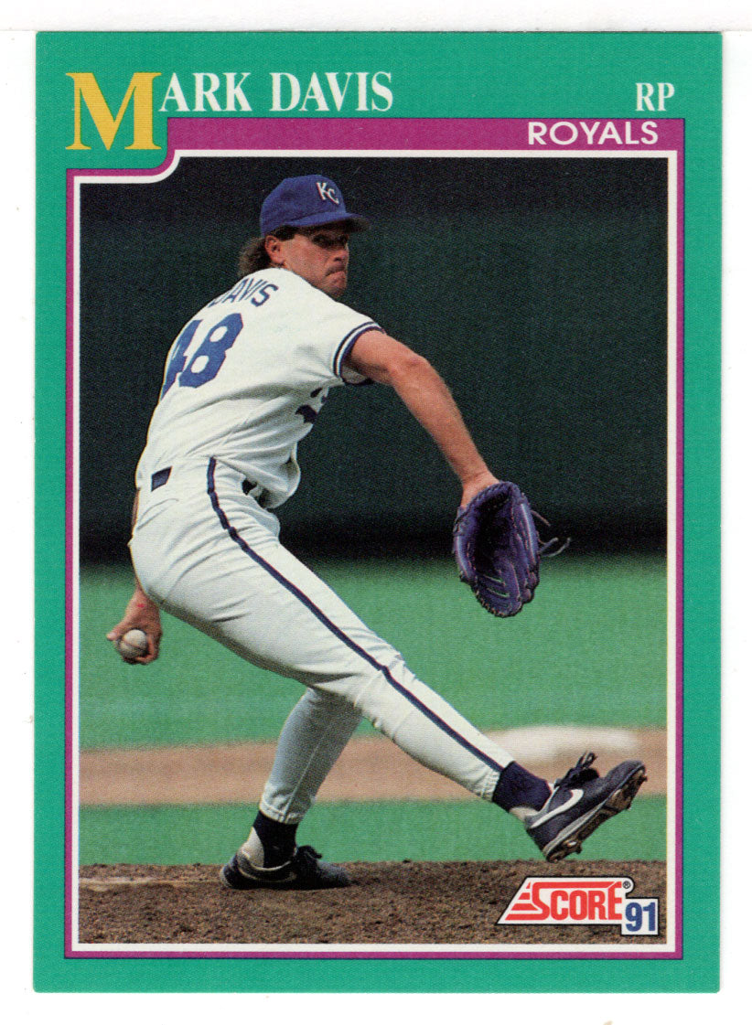 Mark Davis - Kansas City Royals (MLB Baseball Card) 1991 Score # 136 Mint