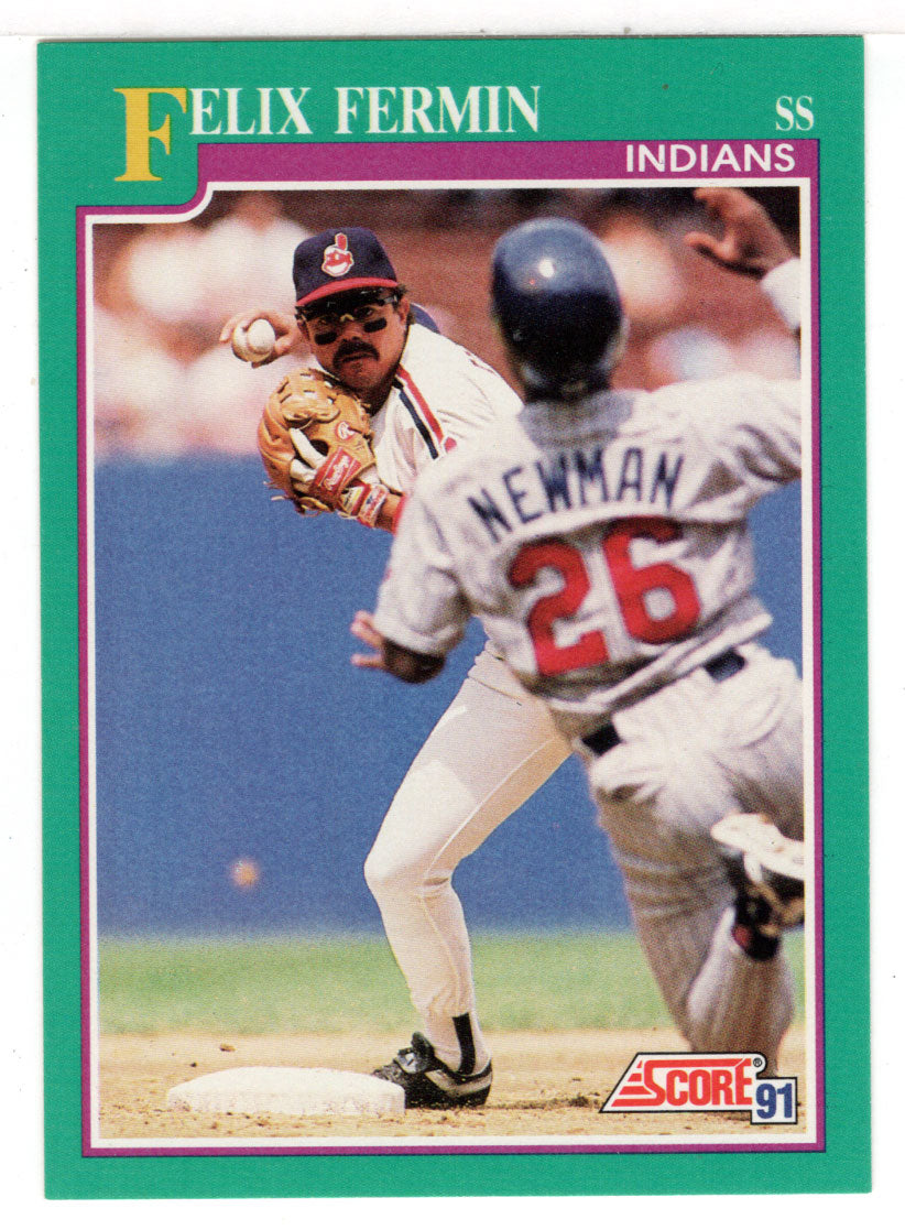 Felix Fermin - Cleveland Indians (MLB Baseball Card) 1991 Score # 139 Mint