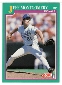 Jeff Montgomery - Kansas City Royals (MLB Baseball Card) 1991 Score # 143 Mint