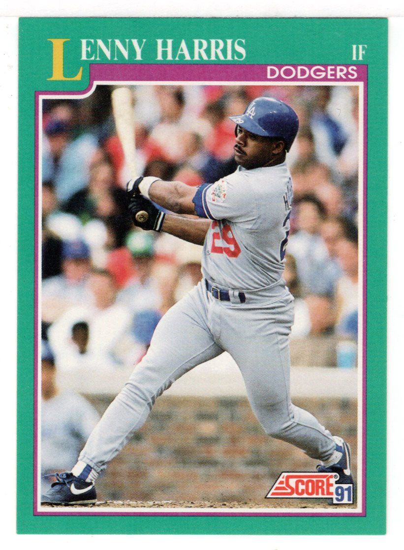 Lenny Harris - Los Angeles Dodgers (MLB Baseball Card) 1991 Score # 144 Mint