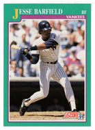 Jesse Barfield - New York Yankees (MLB Baseball Card) 1991 Score # 148 Mint