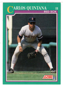 Carlos Quintana - Boston Red Sox (MLB Baseball Card) 1991 Score # 149 Mint