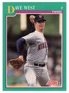 Dave West - Minnesota Twins (MLB Baseball Card) 1991 Score # 158 Mint