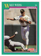 Walt Weiss - Oakland Athletics (MLB Baseball Card) 1991 Score # 171 Mint