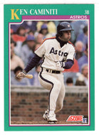 Ken Caminiti - Houston Astros (MLB Baseball Card) 1991 Score # 186 Mint