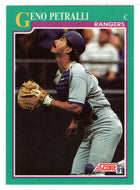 Geno Petralli - Texas Rangers (MLB Baseball Card) 1991 Score # 191 Mint
