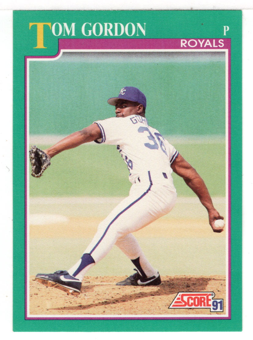Tom Gordon - Kansas City Royals (MLB Baseball Card) 1991 Score # 197 Mint