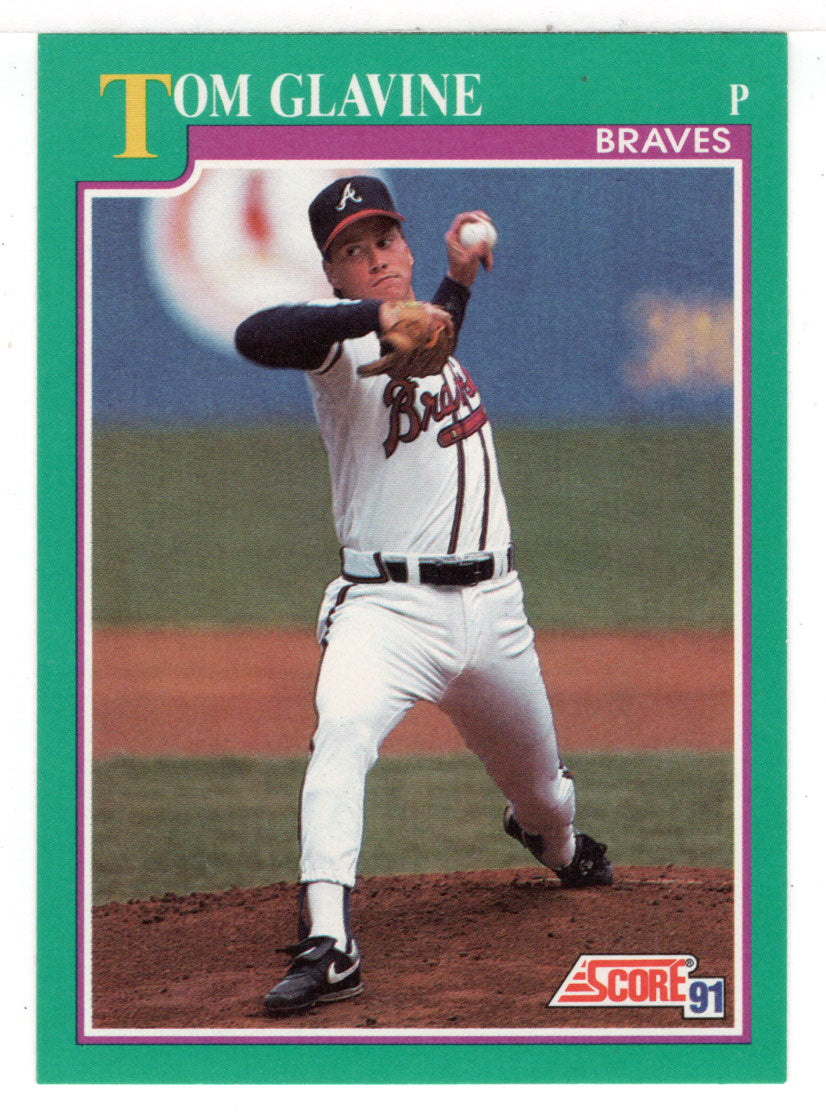 Tom Glavine - Atlanta Braves (MLB Baseball Card) 1991 Score # 206 Mint
