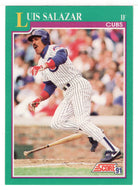 Luis Salazar - Chicago Cubs (MLB Baseball Card) 1991 Score # 207 Mint