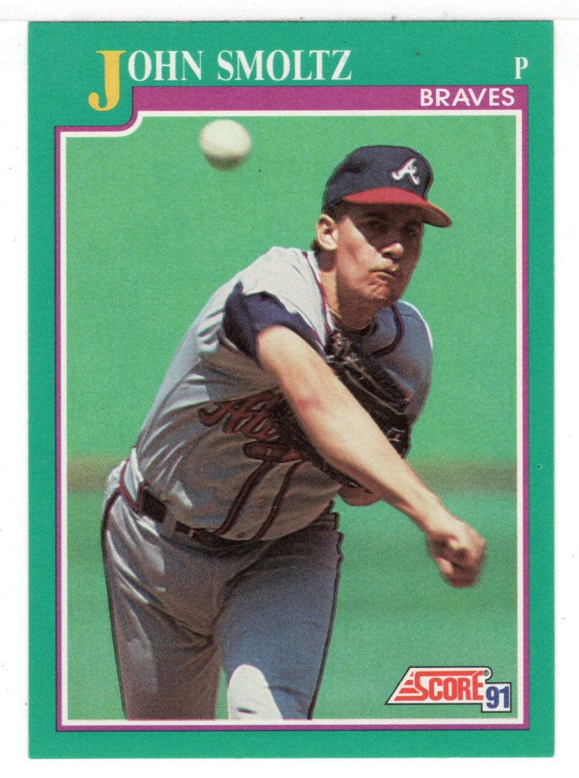 John Smoltz - Atlanta Braves (MLB Baseball Card) 1991 Score # 208 Mint