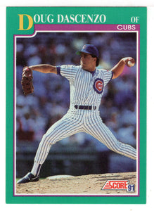 Doug Dascenzo - Chicago Cubs (MLB Baseball Card) 1991 Score # 209 Mint