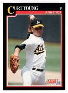 Curt Young - Oakland Athletics (MLB Baseball Card) 1991 Score # 236 Mint