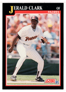 Jerald Clark - San Diego Padres (MLB Baseball Card) 1991 Score # 242 Mint