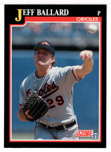 Jeff Ballard - Baltimore Orioles (MLB Baseball Card) 1991 Score # 243 Mint