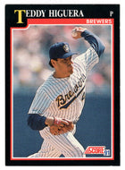 Ted Higuera - Milwaukee Brewers (MLB Baseball Card) 1991 Score # 260 Mint